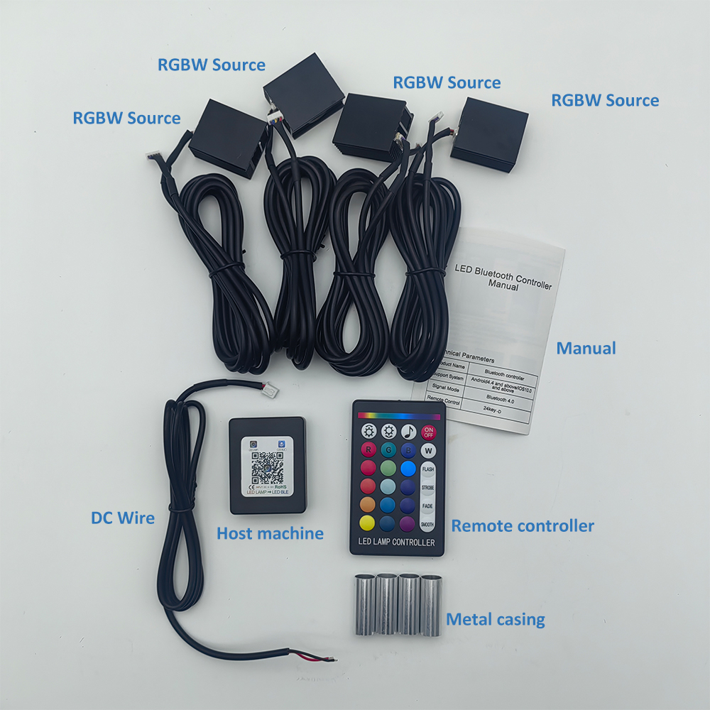 Split Engine Fiber Optic Light Kit