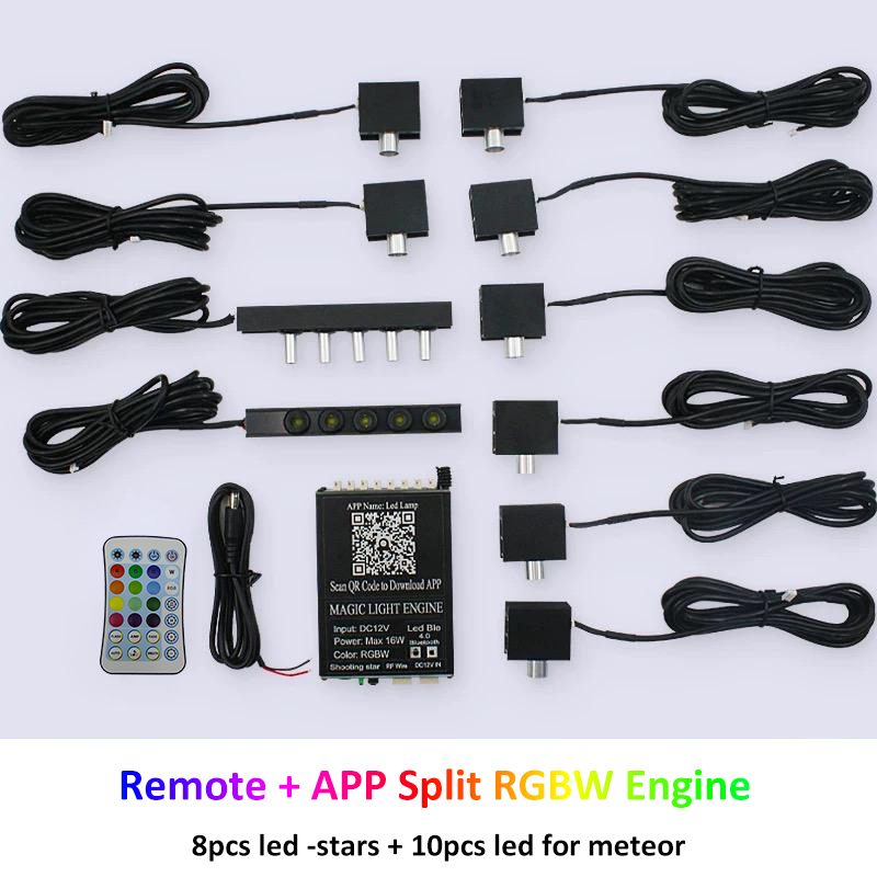 Split Meteor Engine Fiber Optic Light Kit