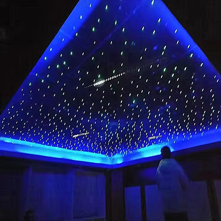 Ceiling starlight with black panel